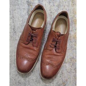 Cole Haan Men's Original Grand Wingtip Oxford Shoes Brown Woodbury Size 9.5 M